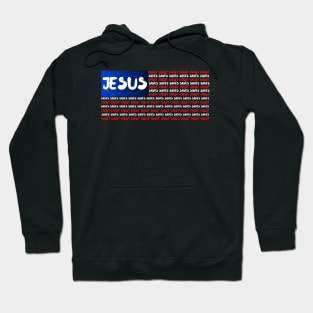 Jesus Christ American Flag Shirt Hoodie